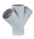 DWV 45 Degree Double Junction