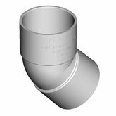 DWV 45 Degree Bend FF