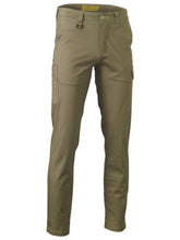 Bisley Stretch Cotton Drill Cargo Pant Khaki