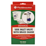Fluidmaster Side Entry Valve 12mm Brass Thread
