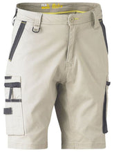 Bisley Flex&Move Stretch Zip Cargo 10 Short Stone
