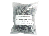 Polycarb Screw 12# with 26mm Dome (50 Pack)