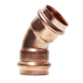 Copper Press Elbow 45 Degree FF