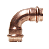 Copper Press Elbow 90 Degree FF
