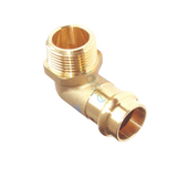 Copper Press Male Elbow