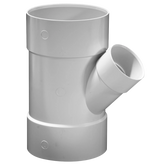 DWV Reducing 45 Degree Junction