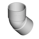 DWV 45 Degree Bend FF