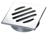 Square Drop in Trapscrew Grate 50mm Chrome