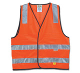 Hi-Vis Safety Vest with Reflective Stripes