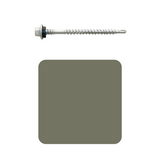 Roofing Screw Timber/Metal M6# 25mm Colorbond (100 Pack)