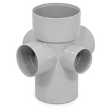 DWV Four Way Riser