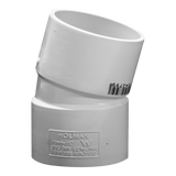 DWV 15 Degree Bend