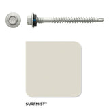 Roofing Screw Timber/Metal M6# 65mm Colorbond (100 Pack)
