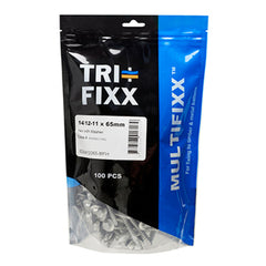 Roofing Screw Timber/Metal M6# 65mm (100 Pack)