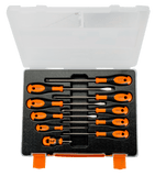 Bahco 10 Pcs Screwdriver Set In Plastic Case 605-10-Pc-Au