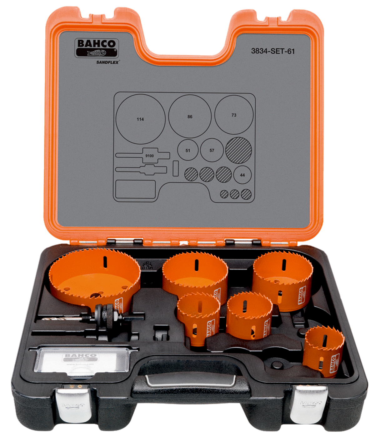 Bahco Plumbers Holesaw Set  3834-Set-61