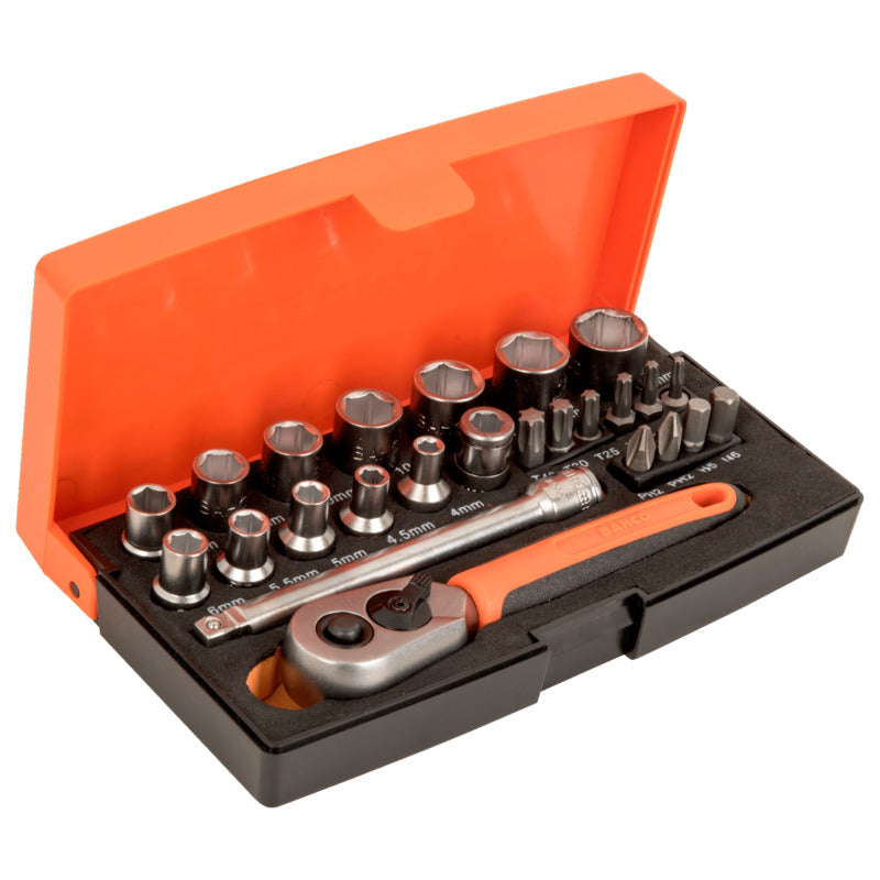 Bahco 25 Piece Mini Socket Set