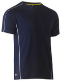 Bisley Cool Mesh Polo Reflective Piping Navy