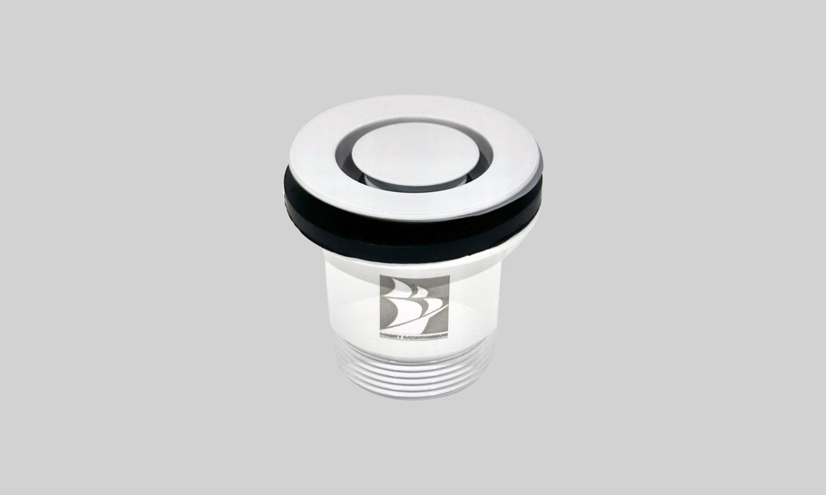 Pop Down Waste Bath 40mm White