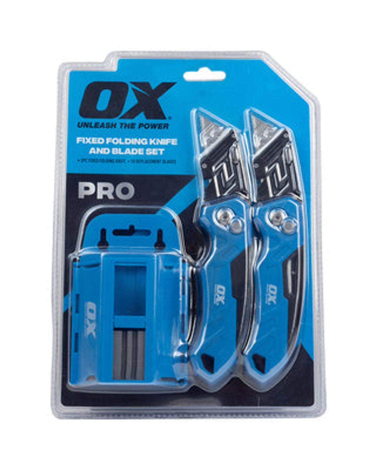 Ox Pro Folding Knife and Blade Set