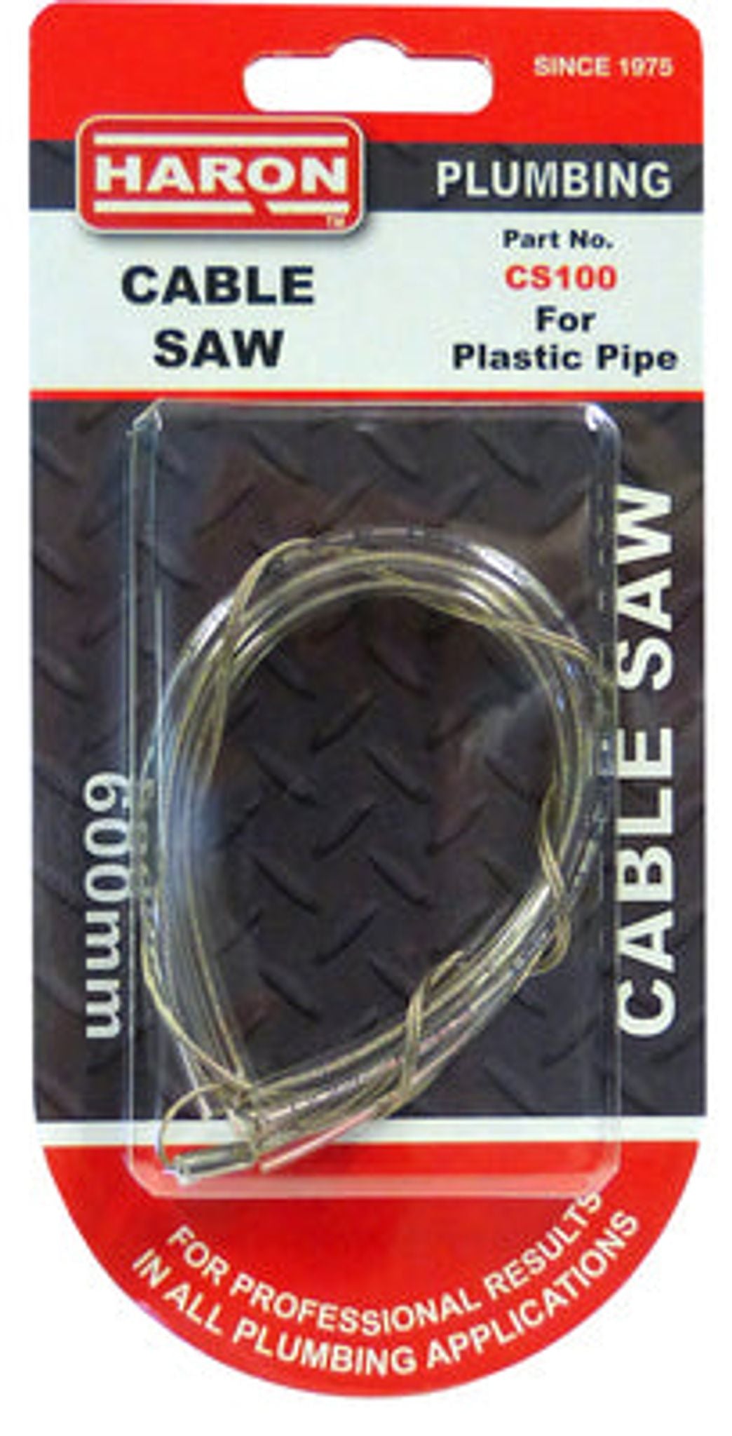 Cable Saw for Plastic Pipe