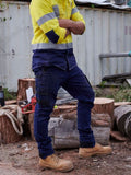 Bisley Flex & Move Stretch Cargo Cuff Pant Navy