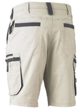 Bisley Flex&Move Stretch Zip Cargo 10 Short Stone