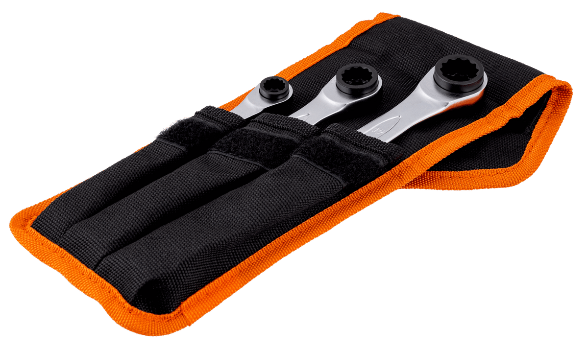 Bahco Reversible Ratchet Spanner Set – S4Rm/3T