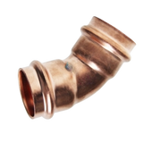 Copper Press Elbow 45 Degree FF