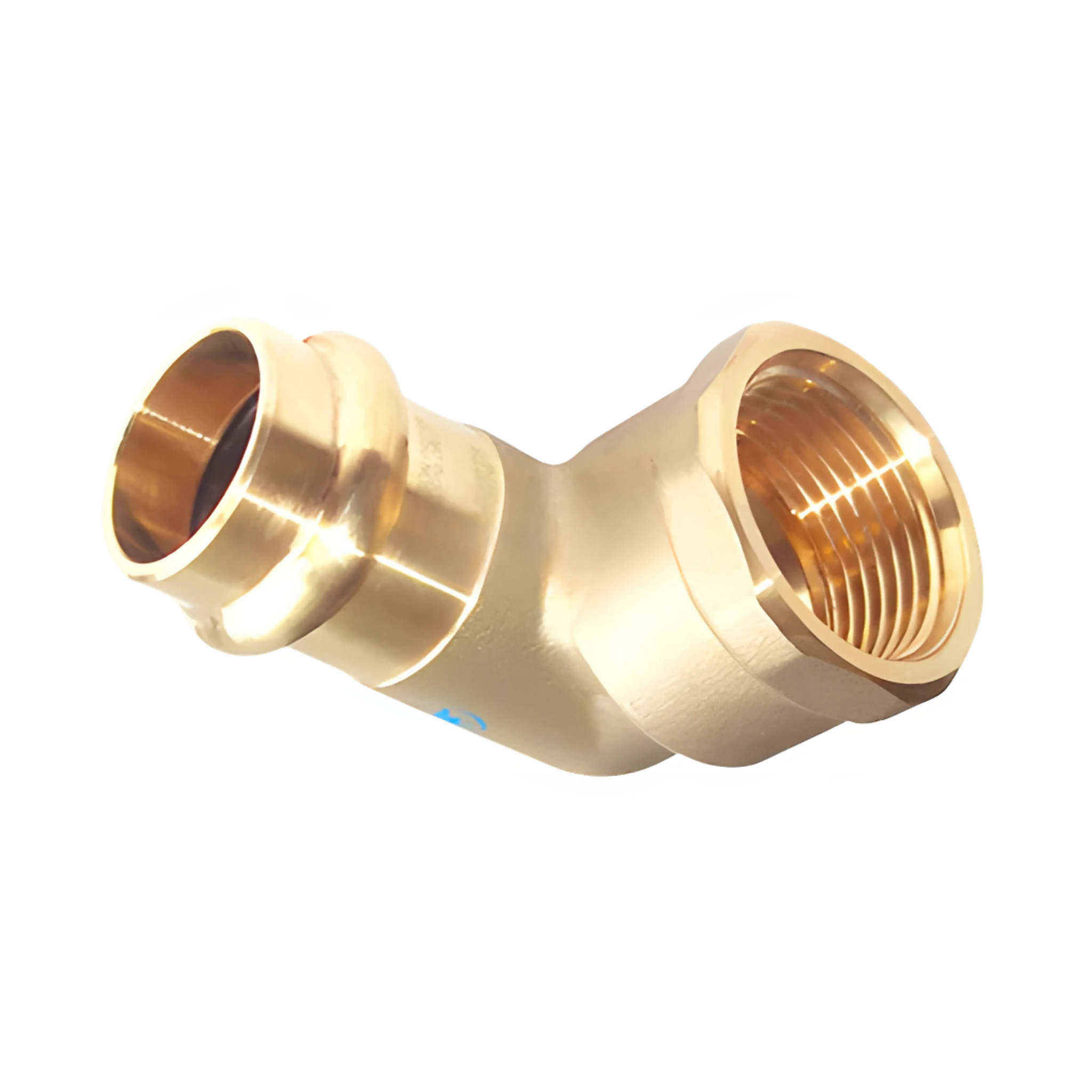 Copper Press Female Elbow