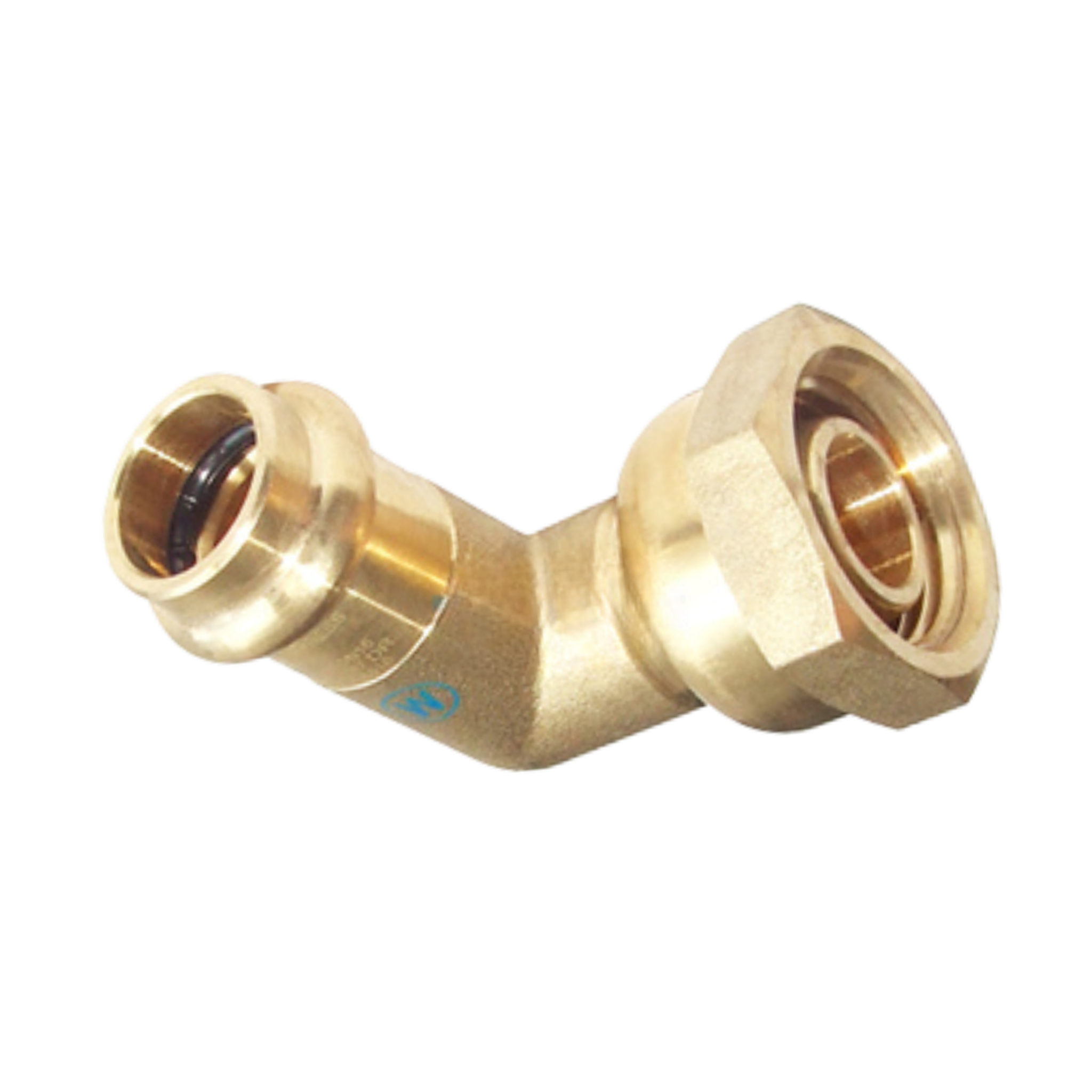 Copper Press Female Elbow Swivel