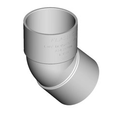 DWV 45 Degree Bend FF