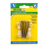 Fixaloo Pan Screws & Plug S/Steel For Timber Floor