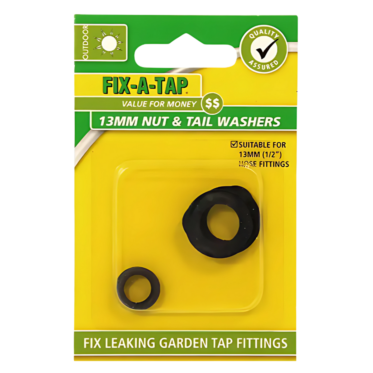 Fixatap 13mm Nut & Tail Washer 405043