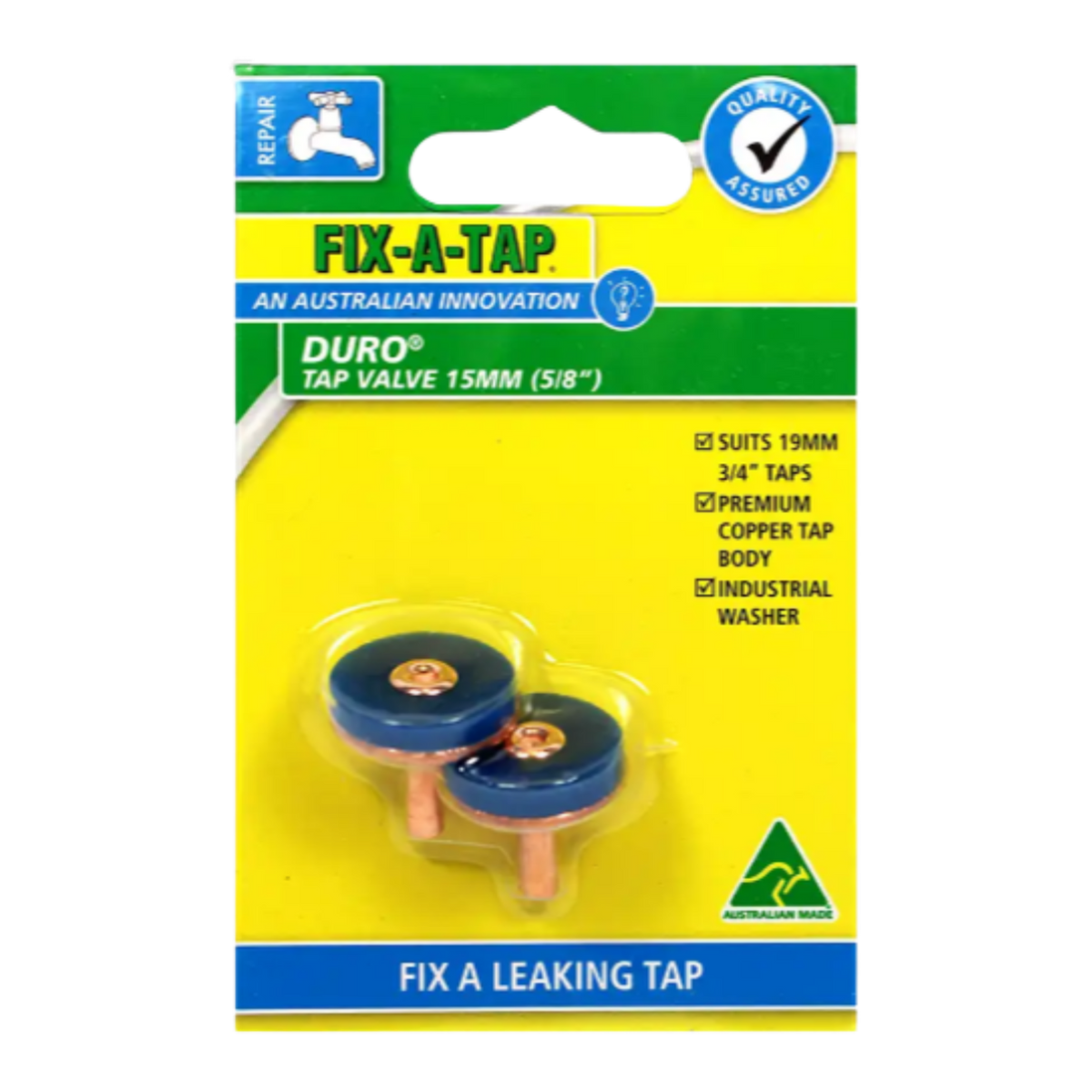 Fixatap Duro 12mm Tap Valve (2 Pack)