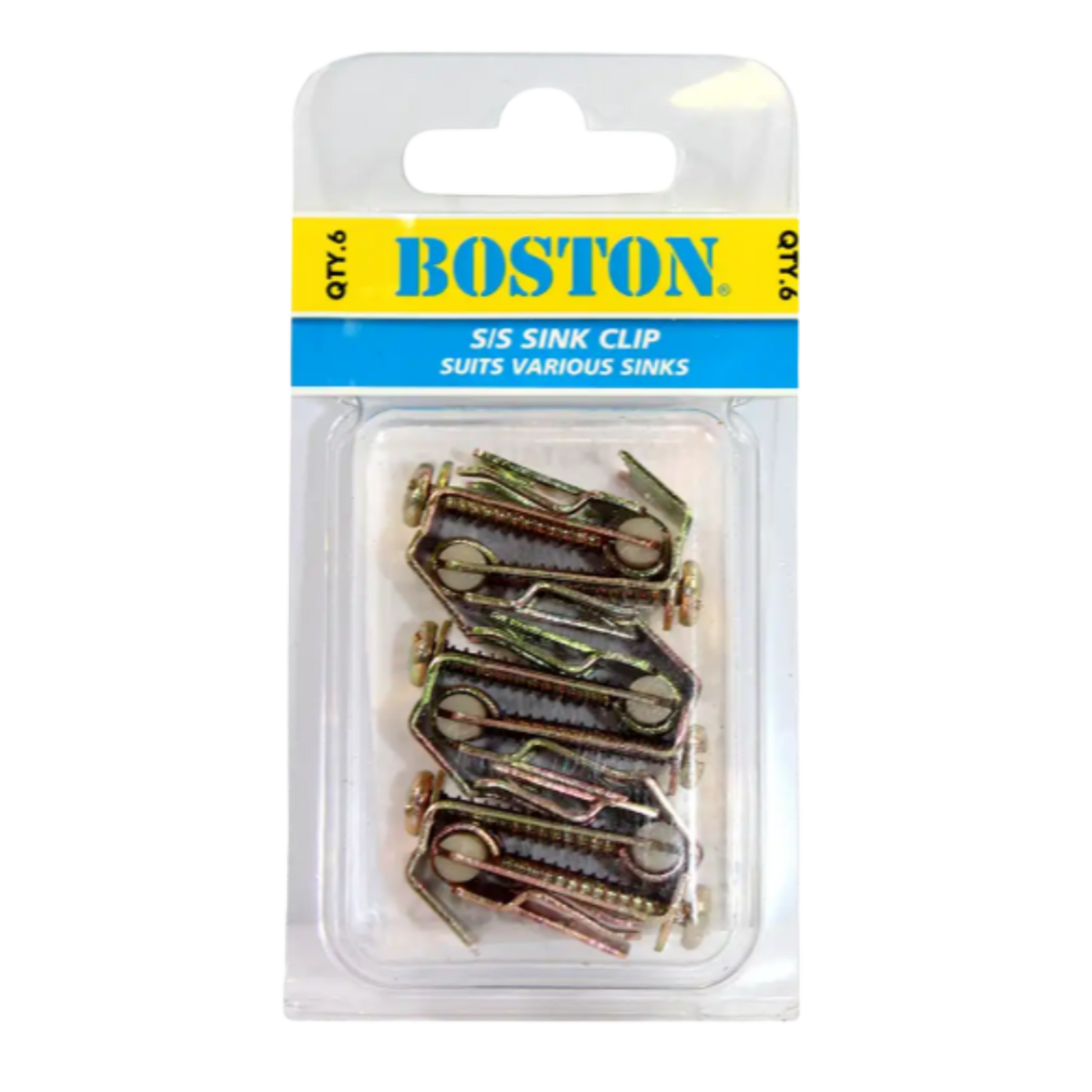 Fixatap Sink Fastening Clips (6 Pack)