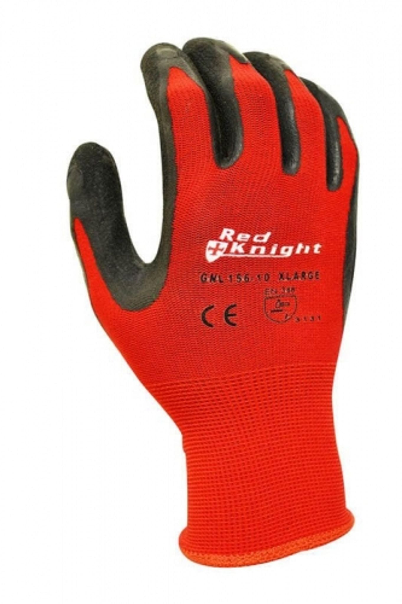 Maxisafe Red Knight Latex Gripmaster Glove (Pair)