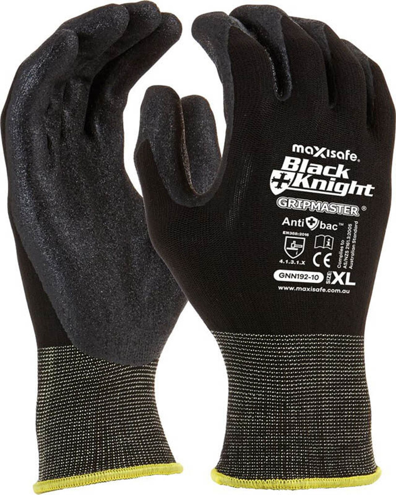 Maxisafe Black Knight Gripmaster Glove (Pair)