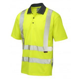 Hi-Vis Microfibre Polo Yellow Large
