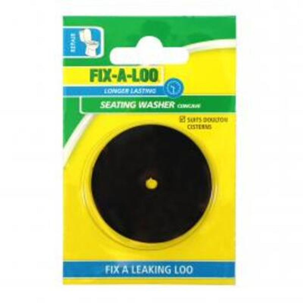 Fixaloo Doulton Concave Suction Black 226198