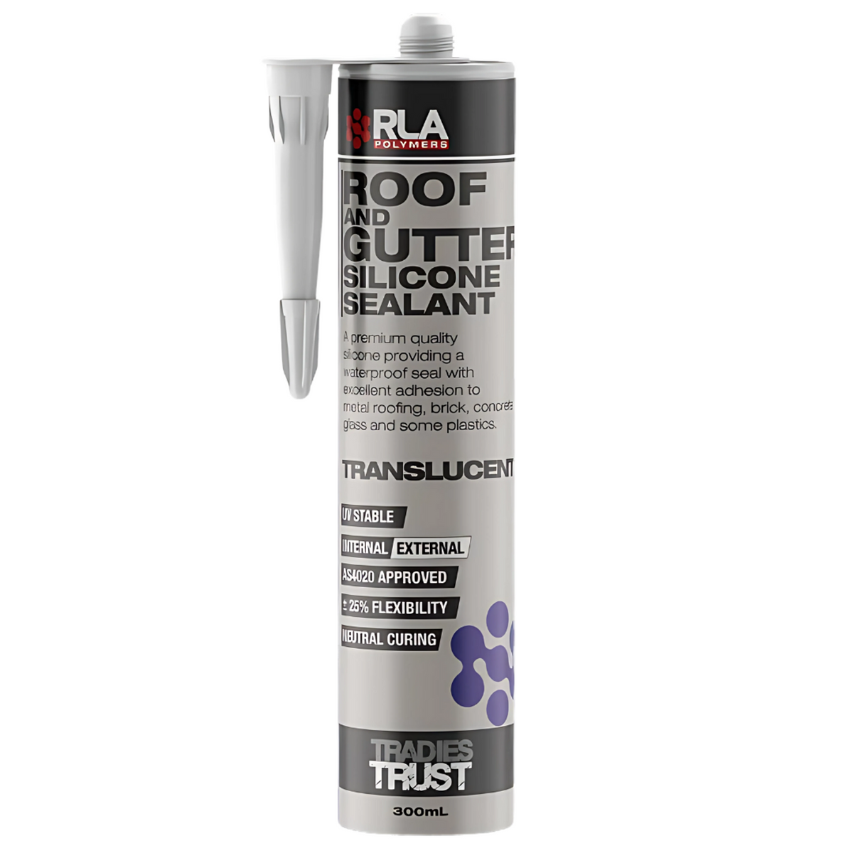 Roof & Gutter Silicone 300g