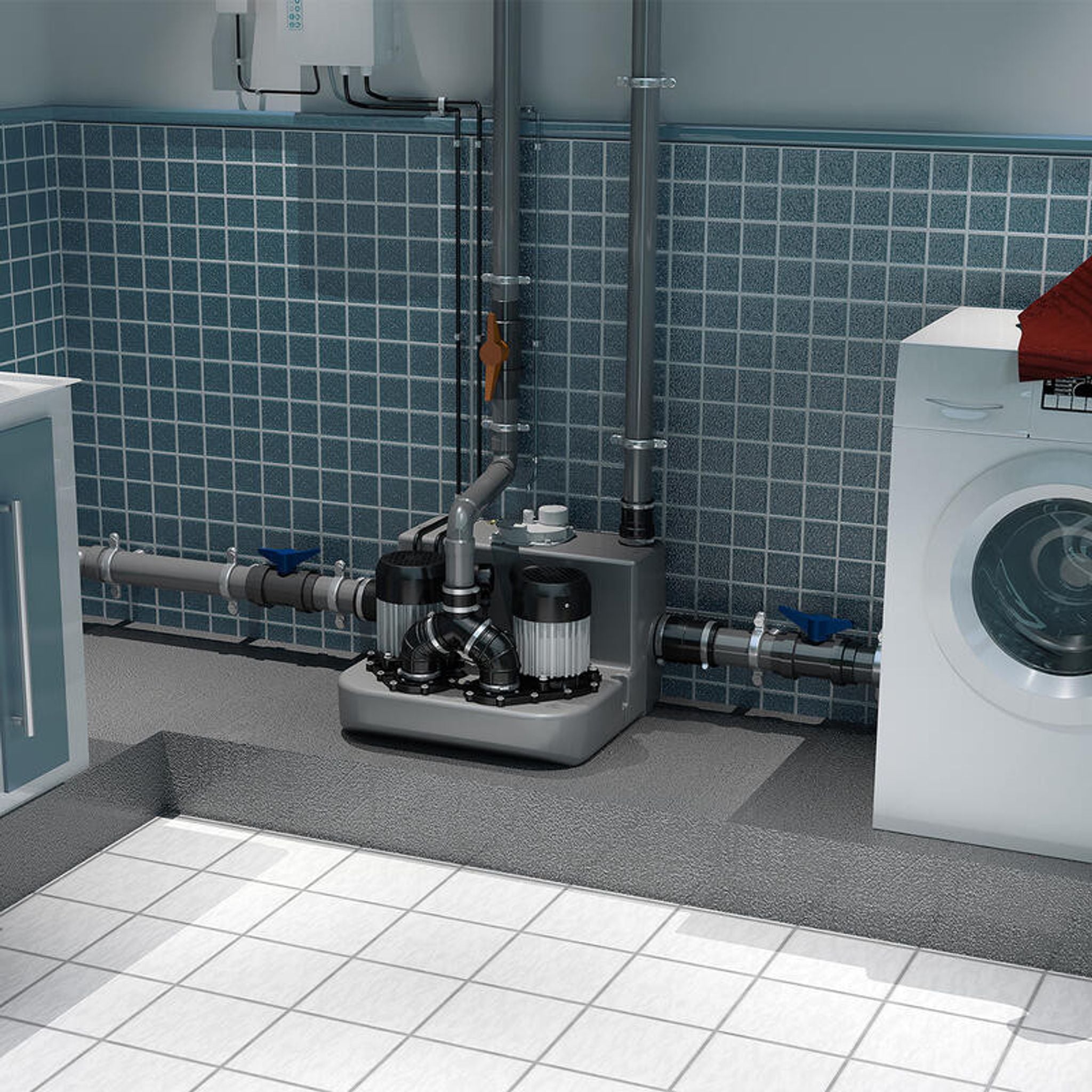 Saniflo Sanicom Grey Water Pump SA108