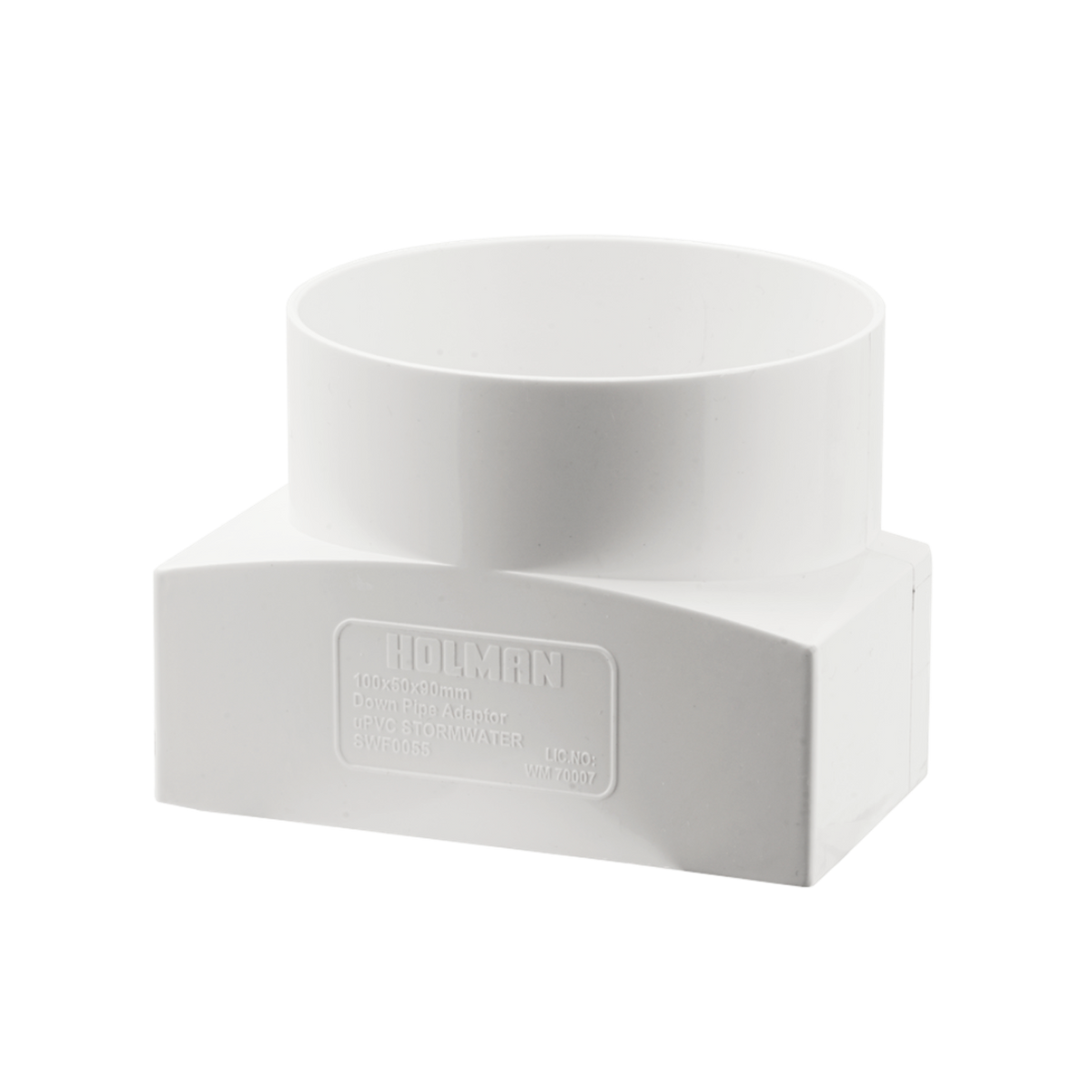 Downpipe Adaptor Square to Round