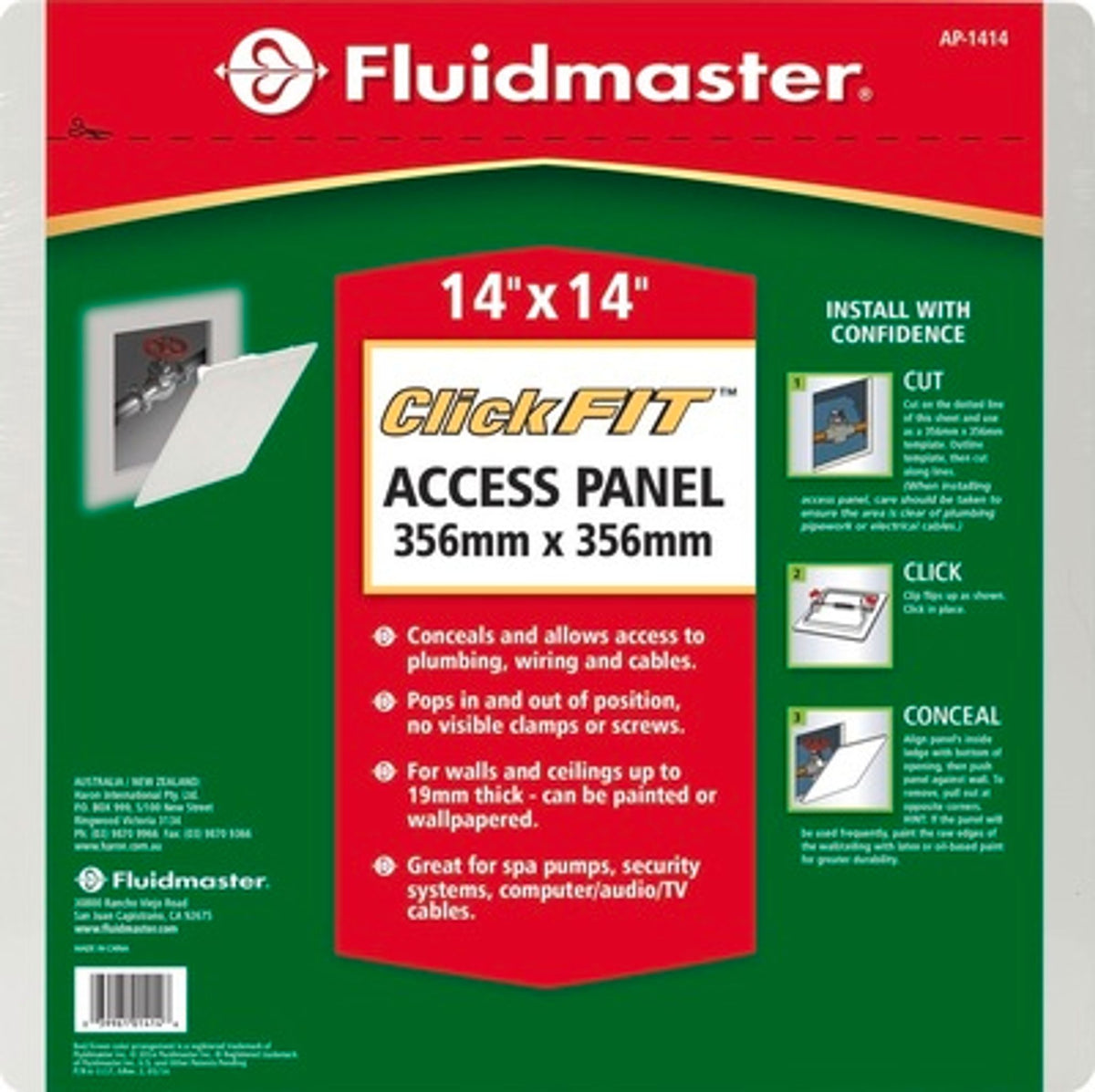 Fluidmaster Access Panel Snap In