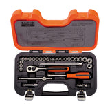 Bahco 29 Piece 1/4' Socket Set   S290