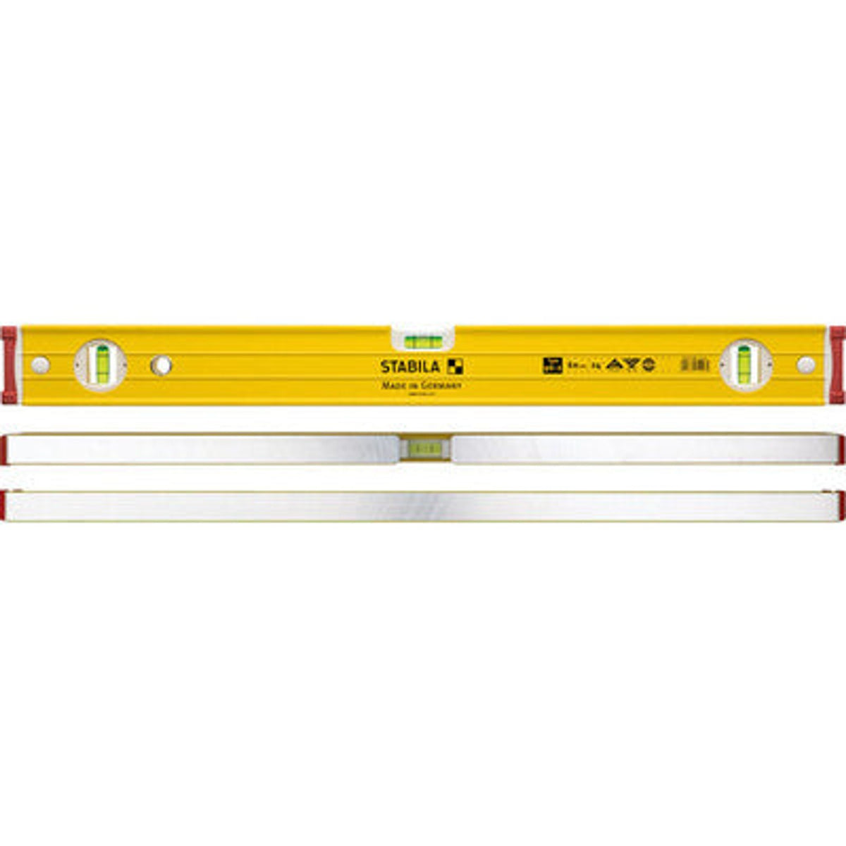 Frame Ribbed 1200Mm 3 Vial Spirit Level ox  SPIRIT LEVEL 96- VIAL SPIRIT LEVEL  frame 1200mm