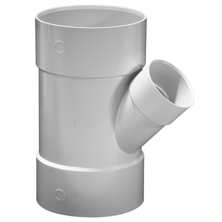 DWV Reducing Junction 100mm X 50mm 45Ã‚Â° - PlumbersHQ