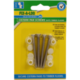 Fixaloo Pan Screws & Plug S/Steel For Timber Floor 209863