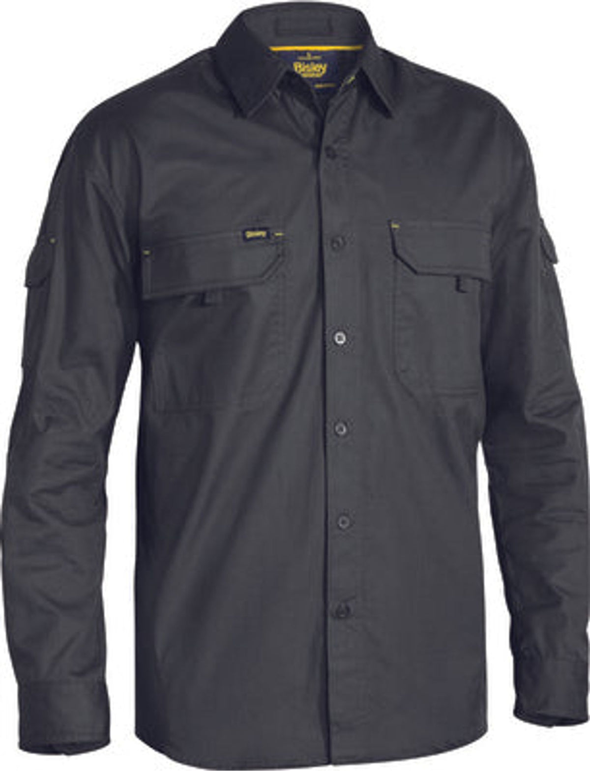 Bisley X Airflow Ripstop Ls Shirt Charcoal
