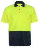 Hi-Vis Microfibre Polo Yellow XL